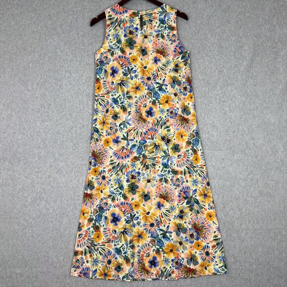 RipSkirt Hawaii Floral Fleur Sleeveless Midi Dress Size XS - Picture 6 of 12